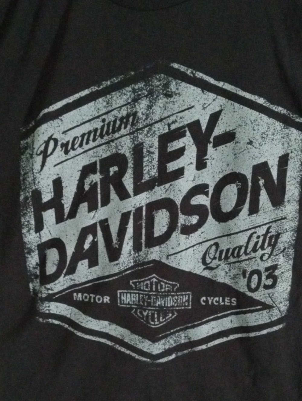 Harley-Davidson Black Short Sleeve Tee Shirt Men’s Large